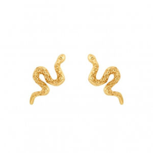 10k Gold Snake Studs