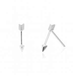 10k Gold Arrow Stud Earrings