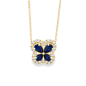 Sapphire & Diamond Necklace