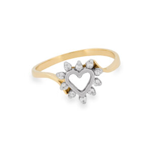 Diamond Heart Promise Ring