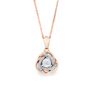 Rose Gold Diamond Necklace